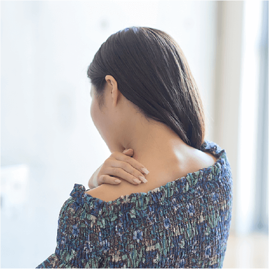 ひどい肩こり、つらい肩こりイメージ